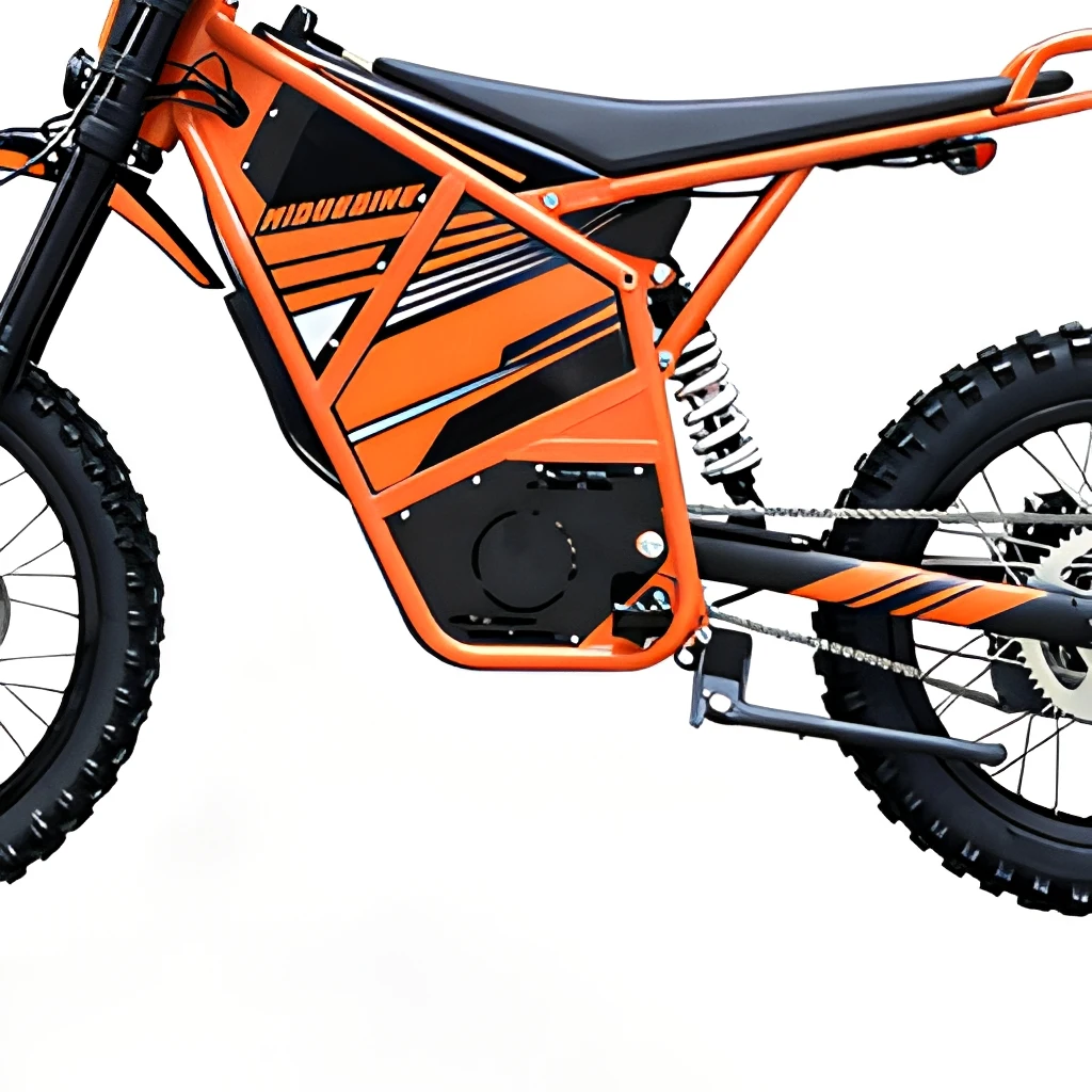 Miduebike New MD-2X Electric Dirt Bike 72V 8000W Mid Drive 40Ah Lithium Battery Hydraulic Disc Brakes Mountain Bike