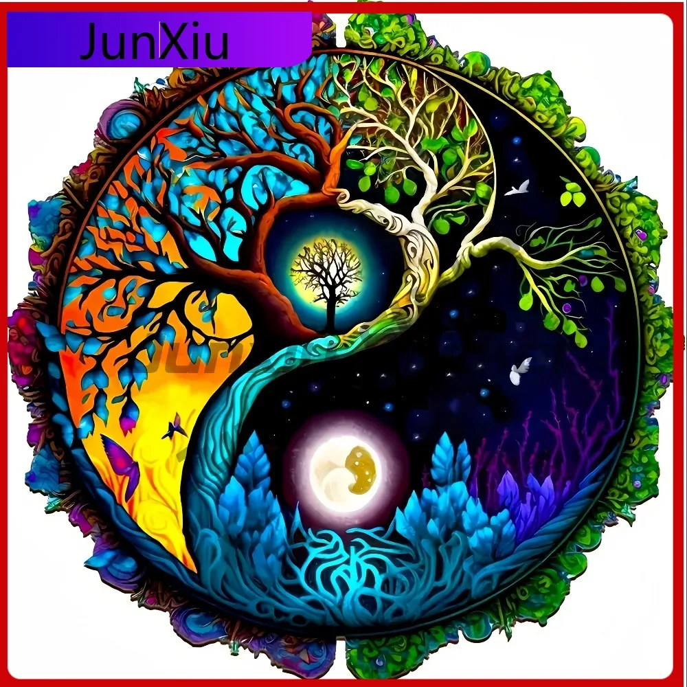 

Stunning Tree of Life and Moon Decal- Durable PVC Perfect for s Motorcycles Notebooks Etc. Wall Sticke Tren Car Laptop Window