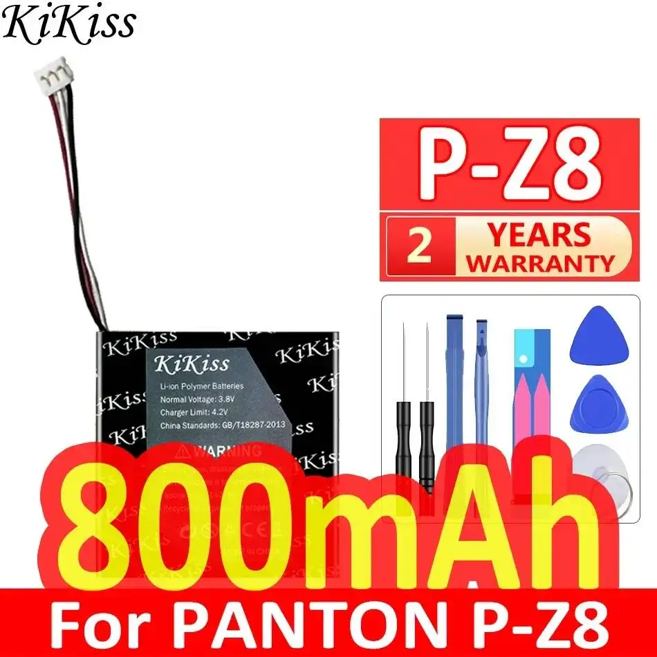 

High Compatibility Wireless Headphones Battery 800mAh Long-Lasting Performance For Panton P-Z8 PZ8