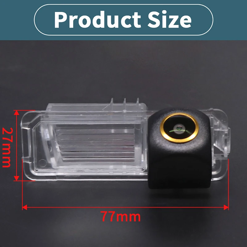 AHD Dynamic Trajectory Car Rear View Reverse Camera For VW Scirocco R/GTS 2008-2018 POLO GT 6C 2012-2017 Hatchback