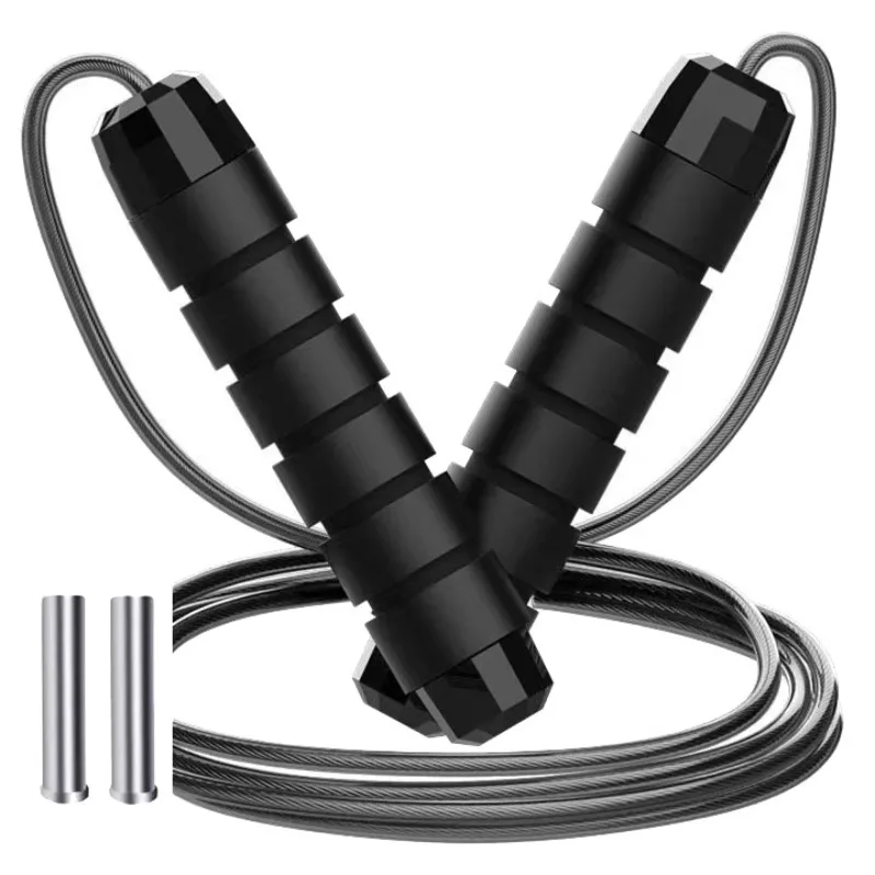 Jump Rope Tangle-Free Rapid Speed Jumping Rope Cable with Ball Bearings for Women Men and Kids with Foam Handles for Home