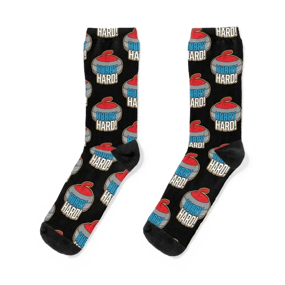 Hurry Hard! Socks Argentina hiking gift Women Socks Men's