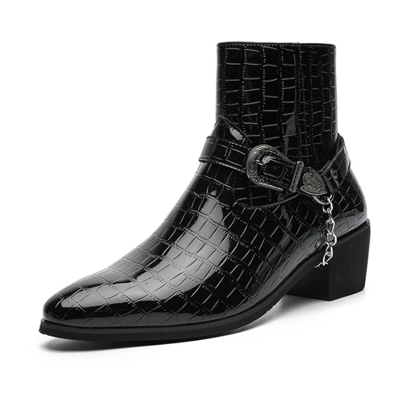 Mens Chelsea Boots Luxury Handmade Quality Comfortable 2026 Autumn British Style Outdoor Daily Ankle Business Leather Shoes Man