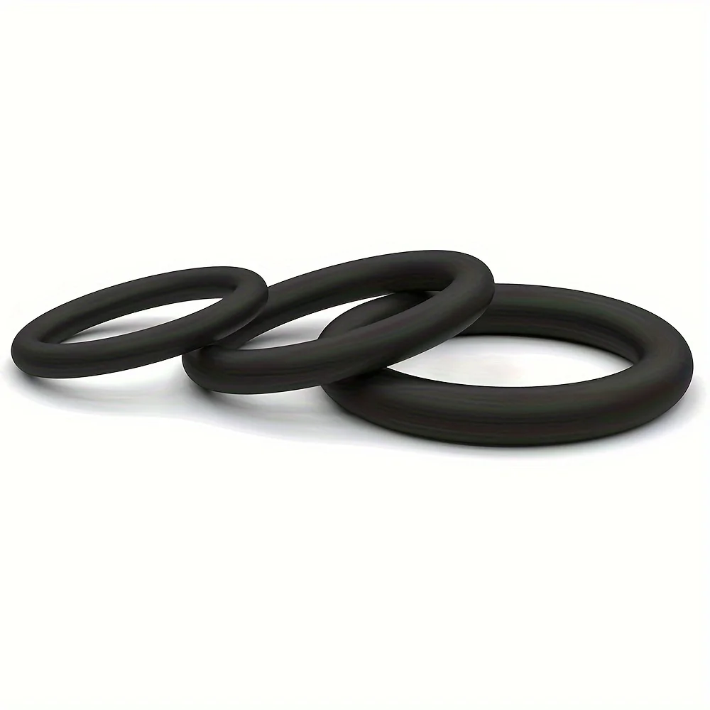 1Set Durable Semen Lock Ring Silicone Watertight Penis Ring Men Ejaculation Delay Cock Silicone Rings Sex Toys for Male Sex Ring image 6