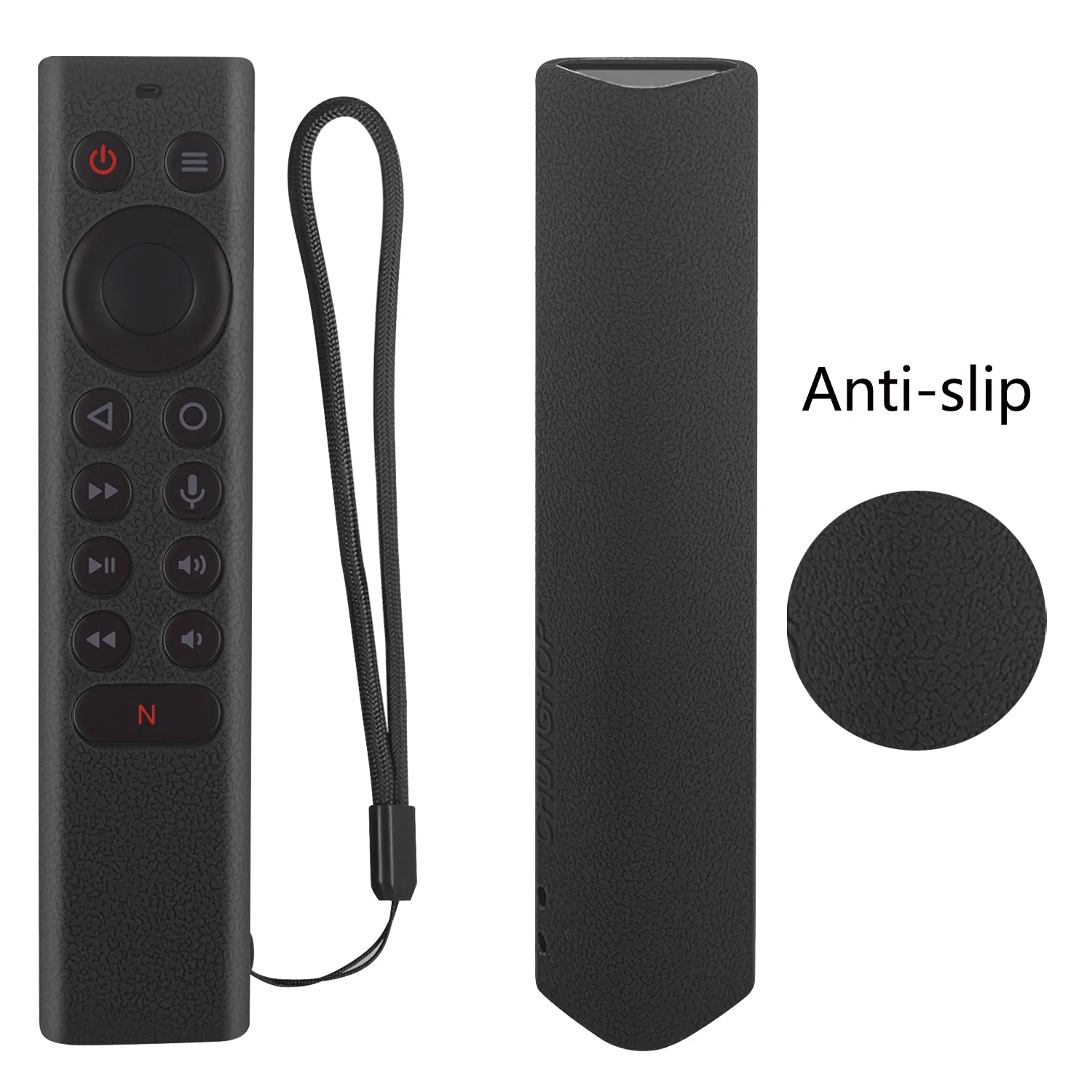 Shockproof Remote Control Cover Fit for Nvidia Shield TV Pro HDR Silicone Anti-Fall Skid Protective Soft Sleeve Skin Shell Case