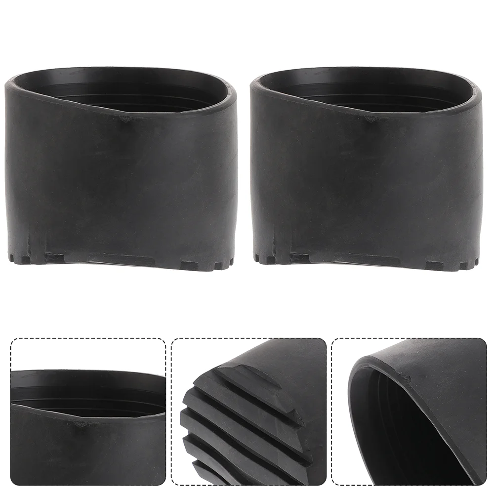 

2 Pcs Ladders Foot Cover Protector Protective Non-slip Pads Accessories Furniture Legs Mat 850X850X600CM Black Parts