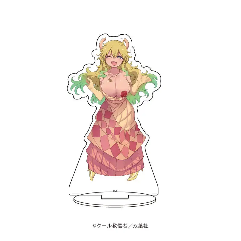 15cm Charm Anime Miss Kobayashi`s Dragon Maid Puni HD Figurel New Acrylic keychain For Fans Gifts Ornament Collection - Image 2