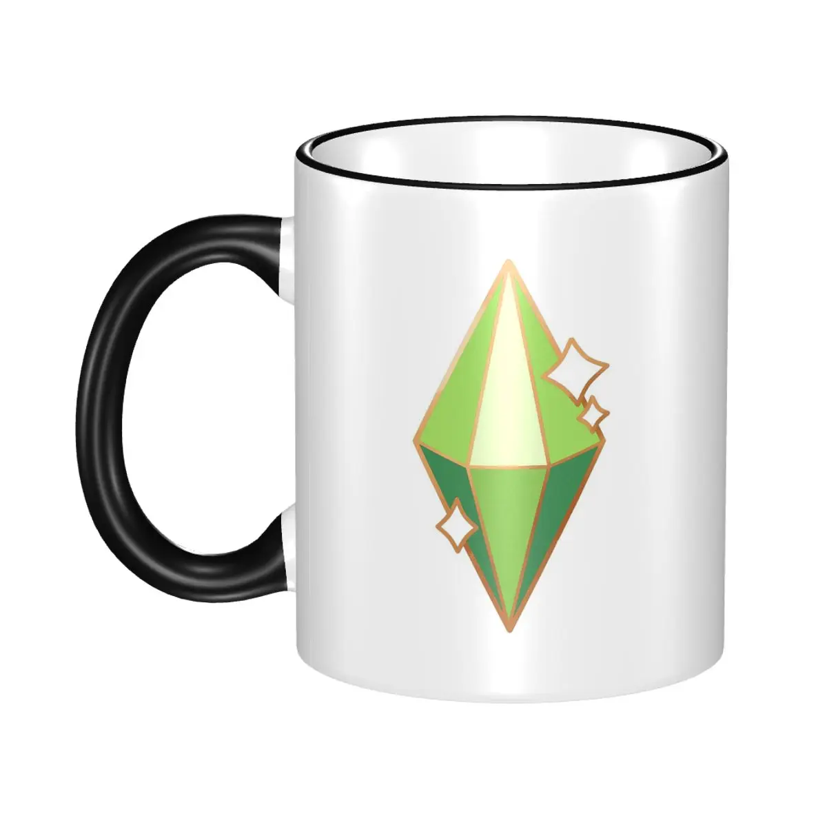 The Plumbob Mug Funny Ceramic Coffee Cups Tea Mugs Milk Cup Drinkware Gifts for Woman Man