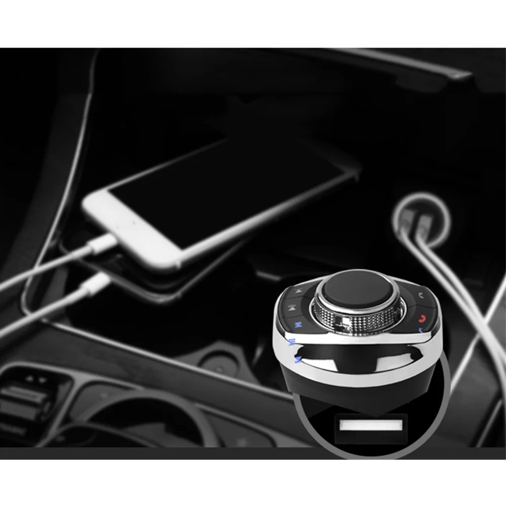 Universal 8-Key Car Steering Wheel Control Button for Car Android Navigation Player Cup Shape Controller High Qulity