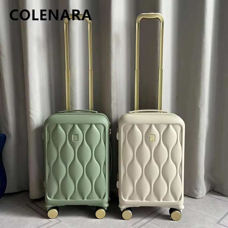 COLENARA Valigia di alta qualità 20 pollici ABS + scatola d'imbarco per PC Trolley da 29 pollici di grande capacità con ruote Trolley