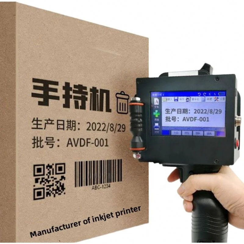 

Handheld Inkjet Hand Jet Printer 25 Languages 50 mm Portable Handheld Printer