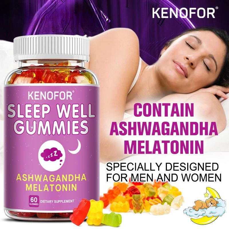 Melatonin + Ashwagandha Gummie - Melatonin Sleep Gummy recension och pris