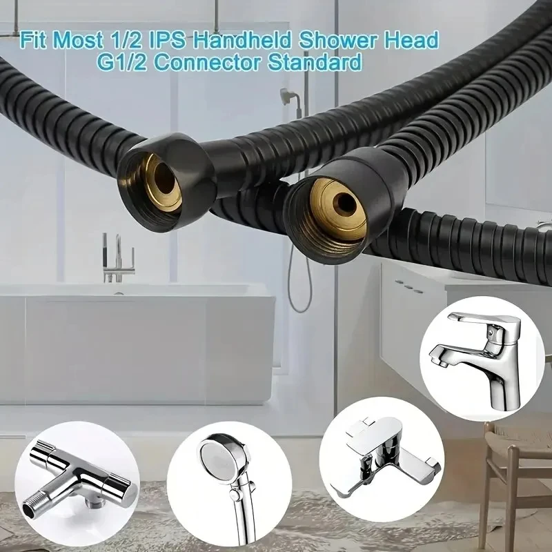 Shower Hoses Bathroom Shower Pipes Sprinkler Heads Universal Connection Pipes Water Heater Outlet Pipes Bathroom Accessories