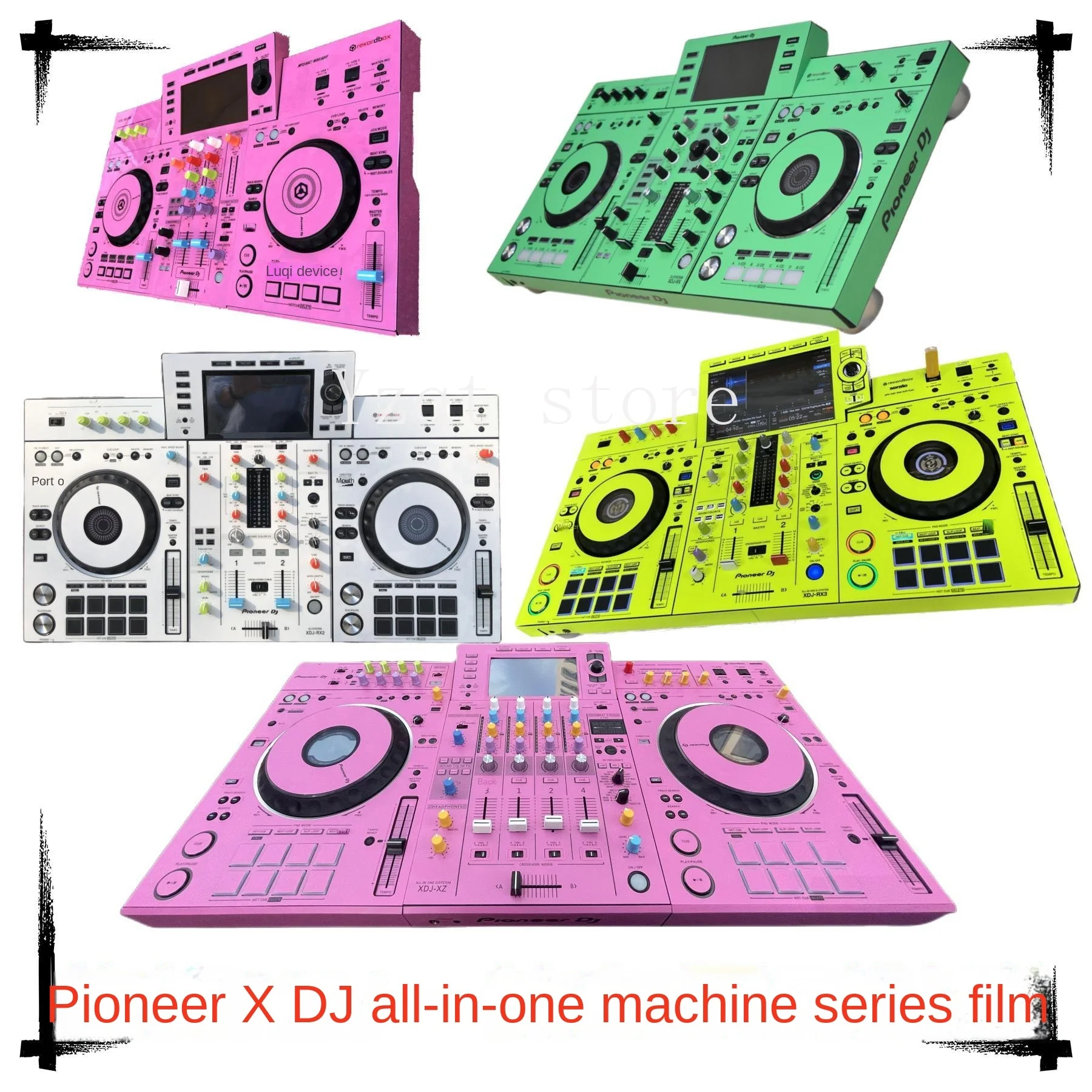 Pioneer XDJ-RX3 RR RX RX2 XZ all-in-one DJ controller Full wrap protection for disc player