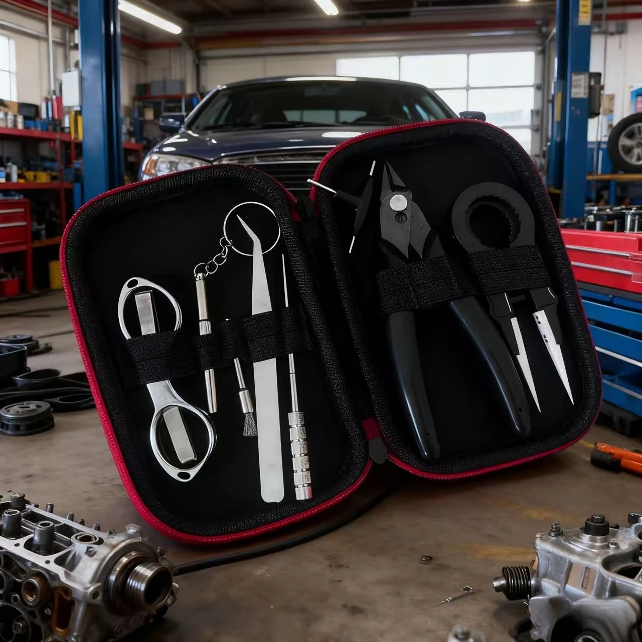 

Инструмент для удаления, 1 комплект, нагреватели проводов «сделай сам», набор инструментов для катушек, пинцет, плоскогубцы, аксессуары для ремонта, набор для восстановления катушки, сумка для хранения