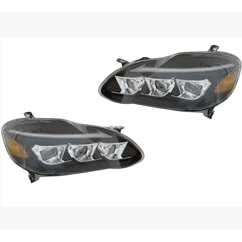 High Quality Factory New LED Head Lamp Headlights Head Lights for 03 04 05 06 07 08 2003-2008 Exterior Accessories Parts