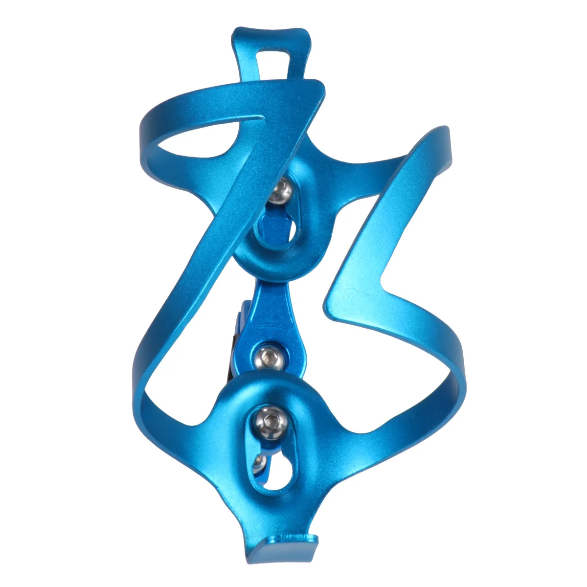 1 шт. держатель для бутылки с водой из алюминиевого сплава, стойка для велосипедного чайника, прочный легкий велосипедный аксессуар, синий, простая установка