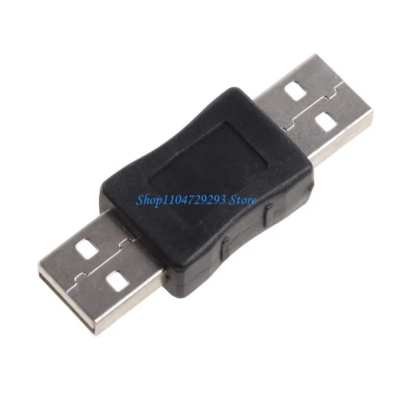 48Mbps High Speed USB 2.0 Male to Male Adapter, USB 2.0 to USB 2.0 Extension Coupler Cord Changer Connector Converter 
