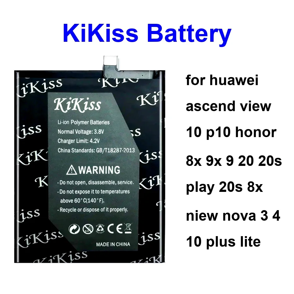 

HB386589ECW HB386280ECW Battery For Huawei Ascend View 10 P10 Honor 8X 9X 9 20 20S Play Niew Nova 3 4 Plus Lite