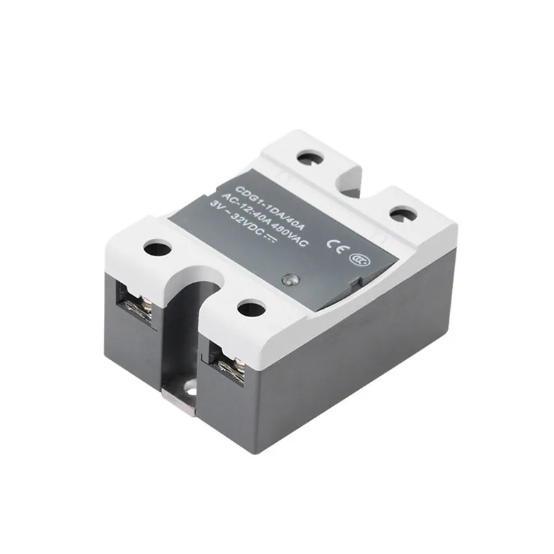 FOR 3D Printer Accessories, Single-phase SSR-DA Touchpoint-free Solid State Relay Dc-ac40A DC-controlled AC