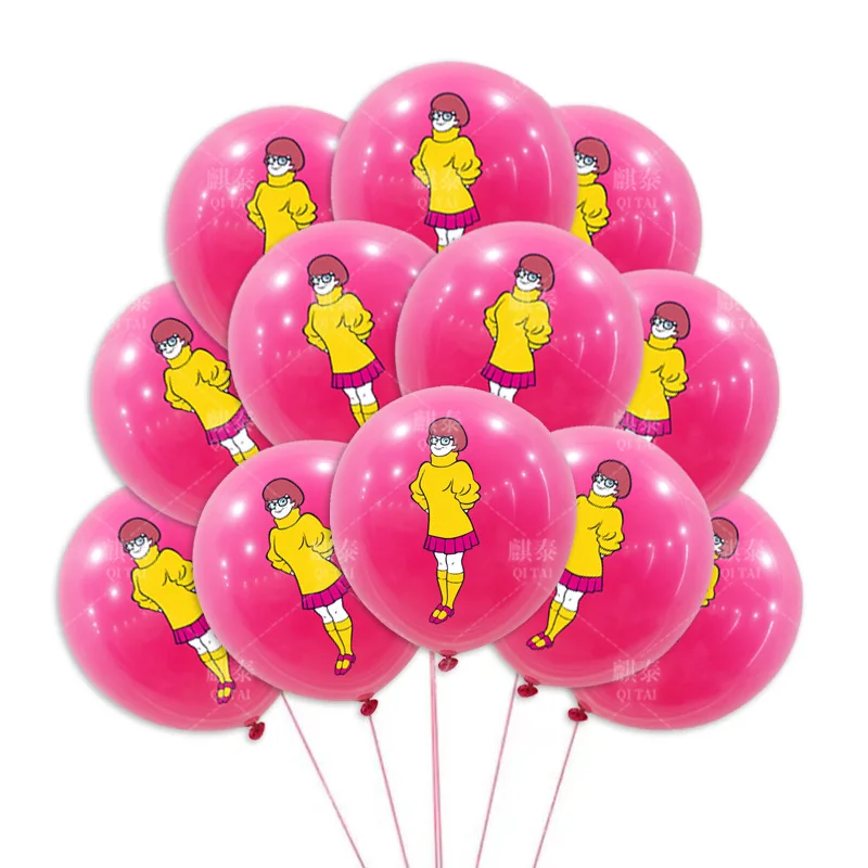 Hot New 20pcs Scoobys Doo Theme Balloon Party Decoration Supplies 12Inch Latex Balloon Birthday Party Decoration Set view 2