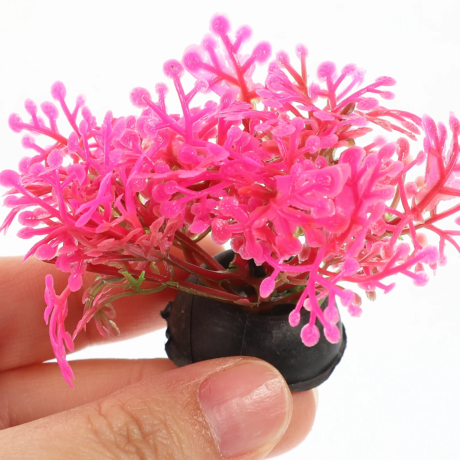 

20Pcs Aquatic Water Grass Fake Plants Plastic Thick Bottom Fish Tank Decorations Betta Fish Aquarium Landscape Decoration