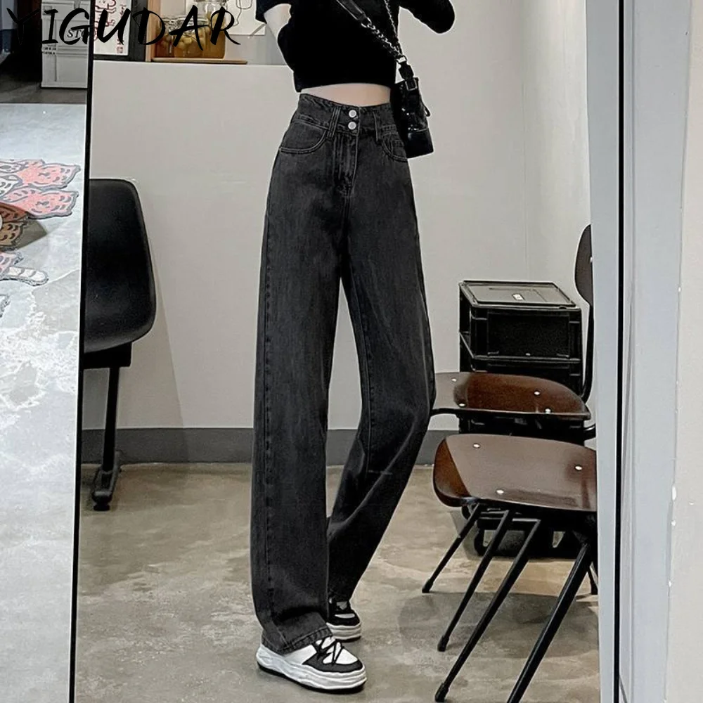 2023 Autumn Jeans for Women Curve Women Elastic Waist High Waist Harem Lady Pants Mom Jeans women clothing jeans y2k trousers