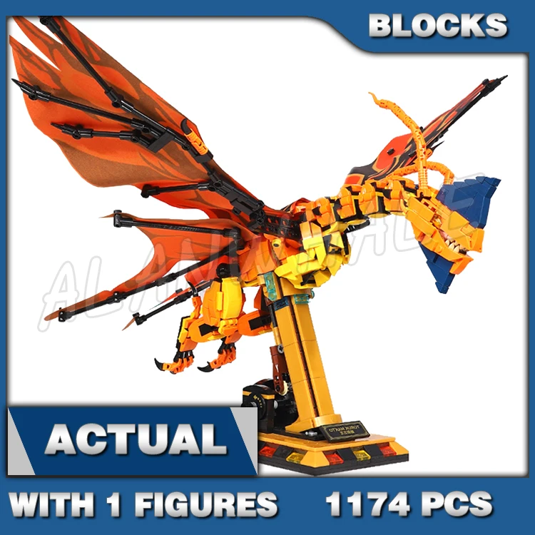 

1174pcs The Illuminated World of Pandora Phantom Wyevrn Toruk Makto Way of Water 13004 Building Block toy Compatible With Model