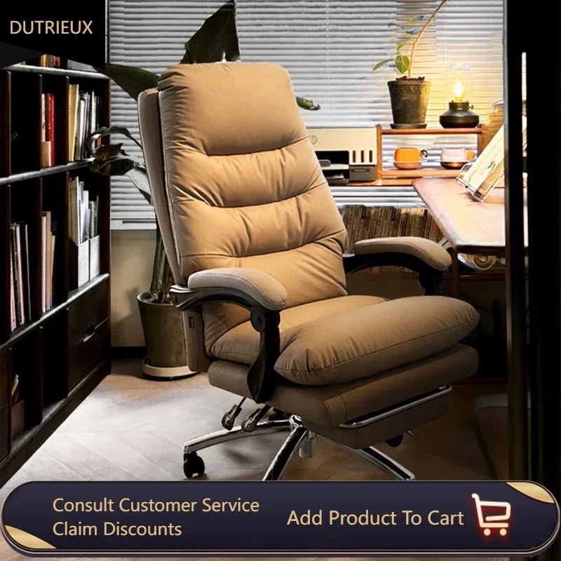 

Europe Rotating Office Chair Support Wheels Executive Designer Recliner Chair Comfy Modern Chaise De Bureaux Office Furniture