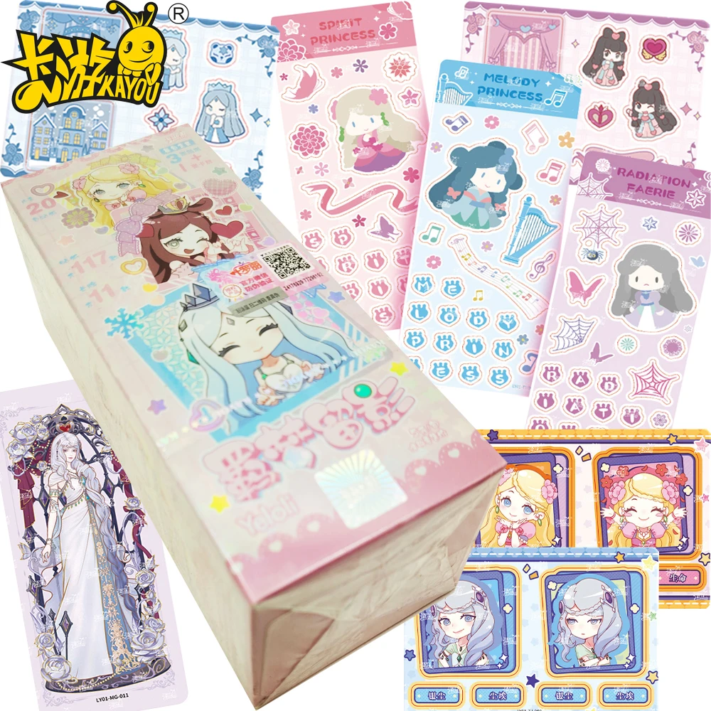 

Original Kayou Ye Luoli Collection Cards Adventure Animated Characters Elegant and Mysterious Creative Sticker Cards Toys Gifts