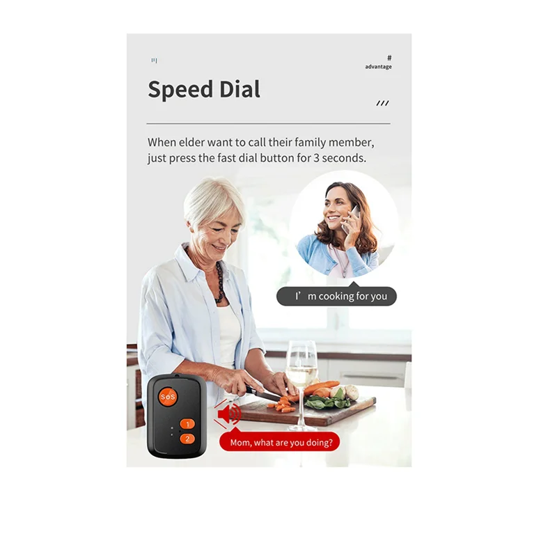 

【58% OFF】2X GPS + Beidou Tracker RF-V51 WIFI Compatible With 4G LTE/3G WCDMA/2G GSM SOS Alarm Two-Way Voice Tracking (B)