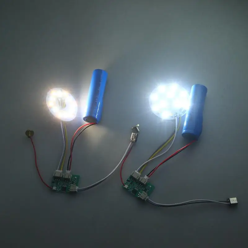 1 Set LED Light Panel Dimming Controller Remote Control 5V Light Source Three Color Change With ON/OFF Touch Switch Charge Typec