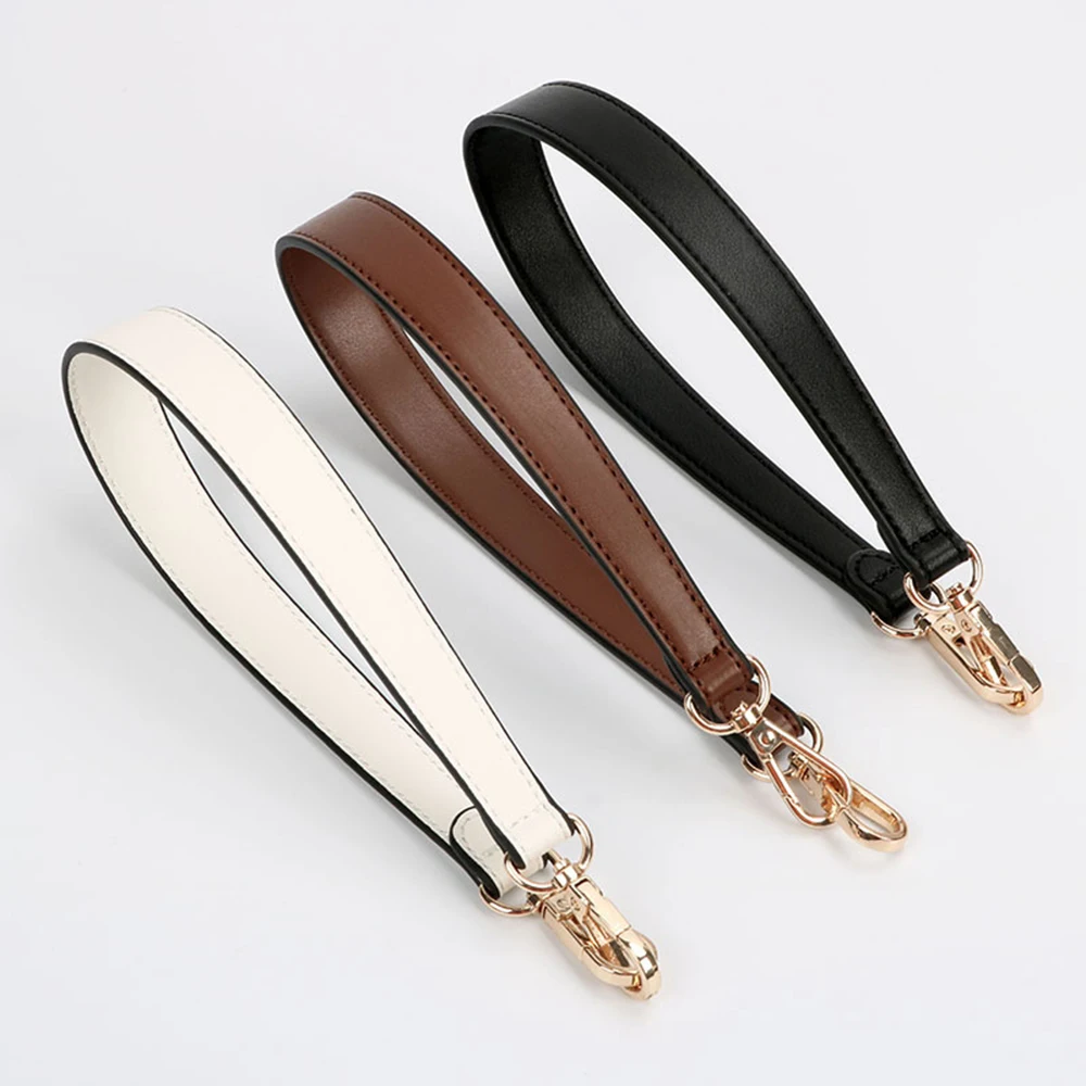 Pu Leather Handbag Strap Short Shoulder Bag Belt Replacement Bag Handle Fashion Armpit Bag Hand Carry Bag Accessories