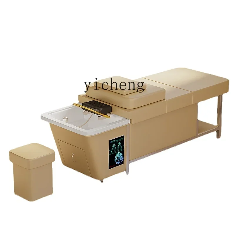 XL  without Water Storage Bed Constant Temperature Water Circulation Fumigation Head Massage Treatment Shampoo Chair