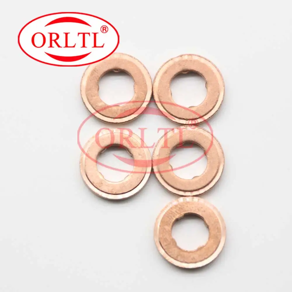 5 PCS F00VC17505 Injector Copper Rings Washer Shims Size 7.1*15*2.5(mm) Thickness 2.5mm Injection Heat Shield FOOVC17505