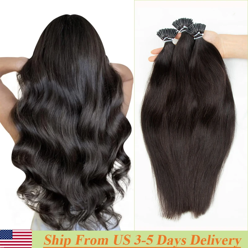

MRS HAIR I Tip Наращивание волос Настоящие человеческие волосы Предварительно склеенные микробусины Капсулы для волос Microlink Капсулы для волос