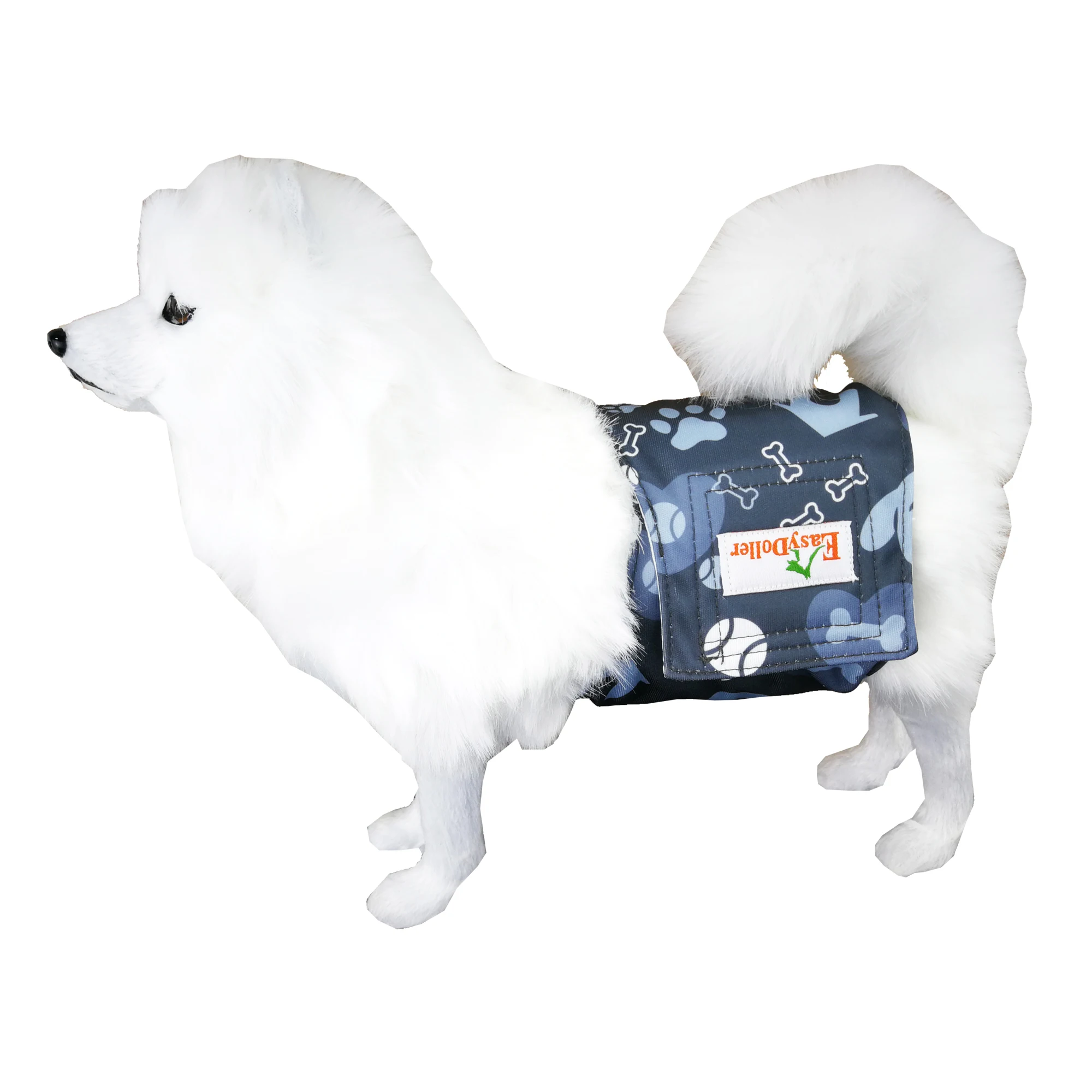 3 Packs Male Dog Reusable Diapers - Leak Proof Belly Band, Washable Male Dog Wrap Diaper for Puppy Training and Incontinence