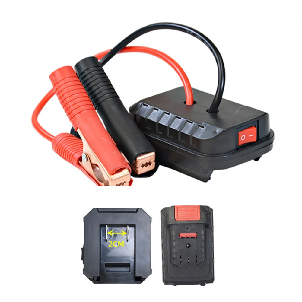 

Компактный автомобильный адаптер для стартера A32106 с двумя портами USB и выходом 12 В, совместимый с несколькими инструментами.