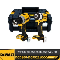 DEWALT DCD800 DCF922 Brushless Cordless Drill Impact Driver Twin Kit TSTAK II 20V Lithium Power Tools Kit