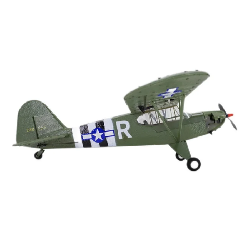 1: 16 modelo de controle remoto ii da guerra mundial j3, sem escova, quatro vias, seis eixos, asa fixa, aeronave, modelo de simulação militar, brinquedo