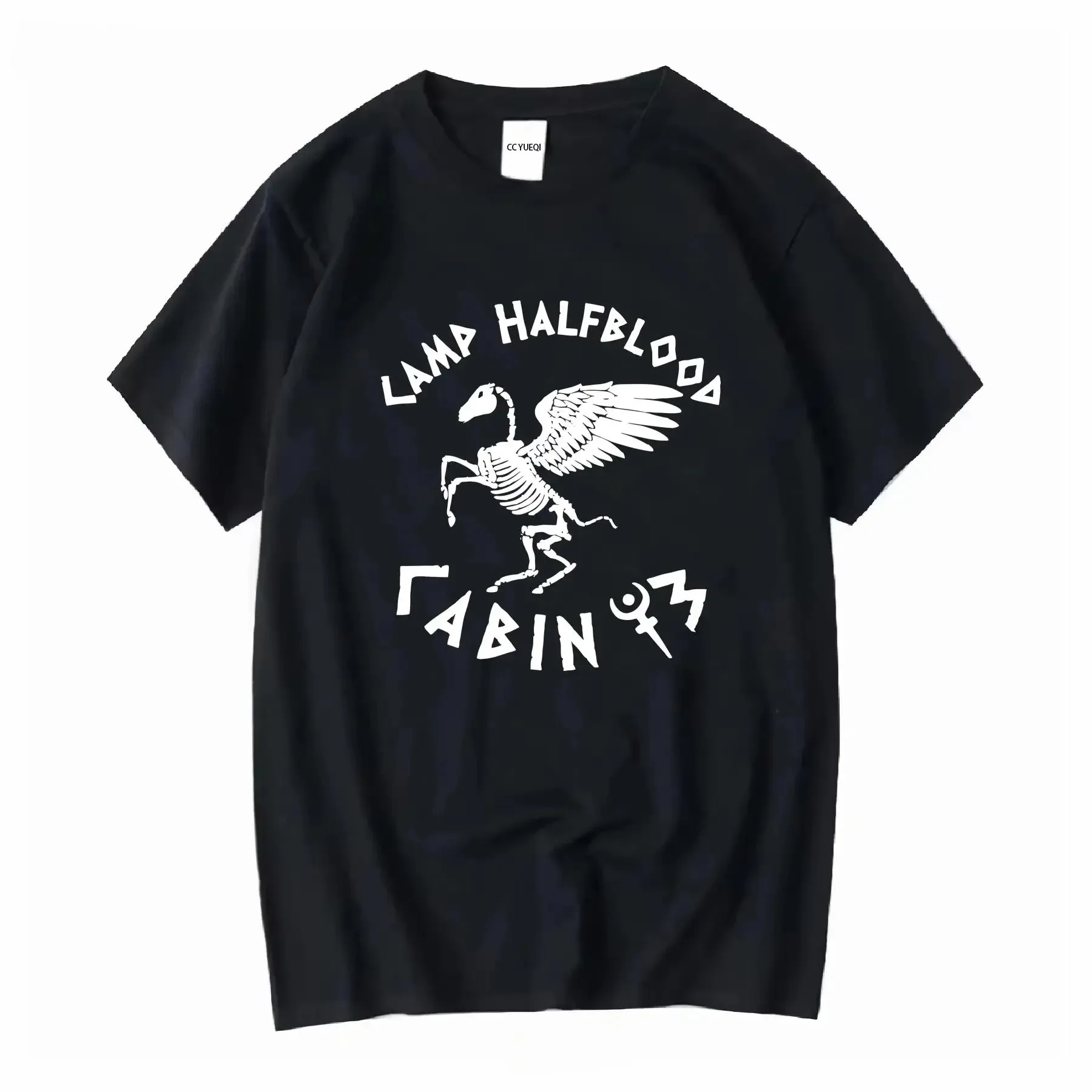 Camp Halfblood T Shirt Cabin 13 Hades Nico Di Angelo fashion Stretched graphic Breathable Slightly Casual homme