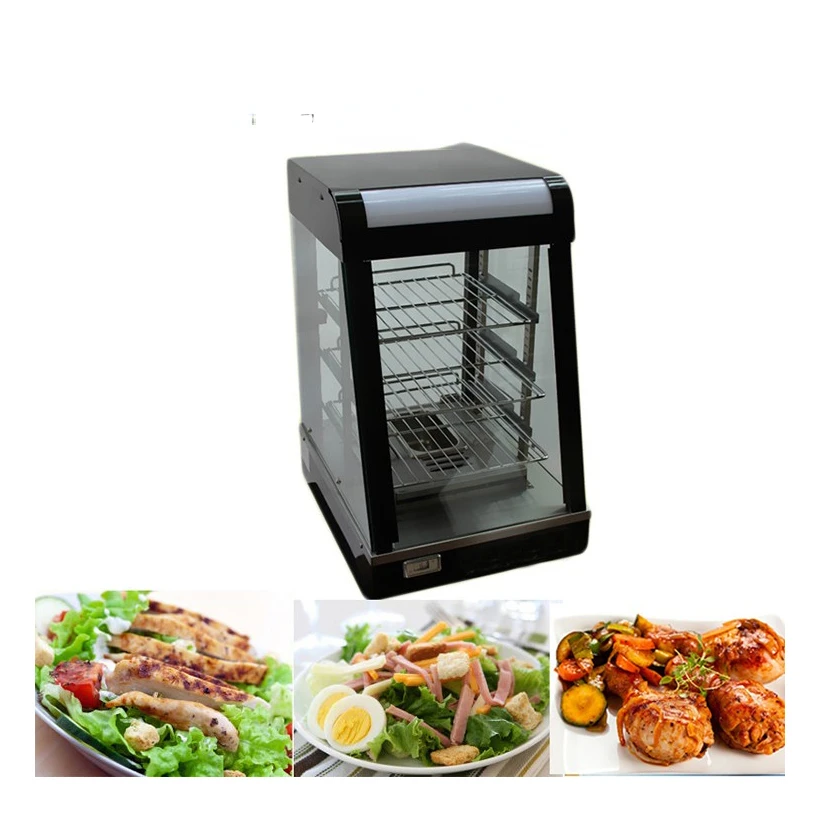 Food Steamer Electric Warmer Machine Three Layers Thermal Container Heat Preservation Tank Food Warmer Food Display Case