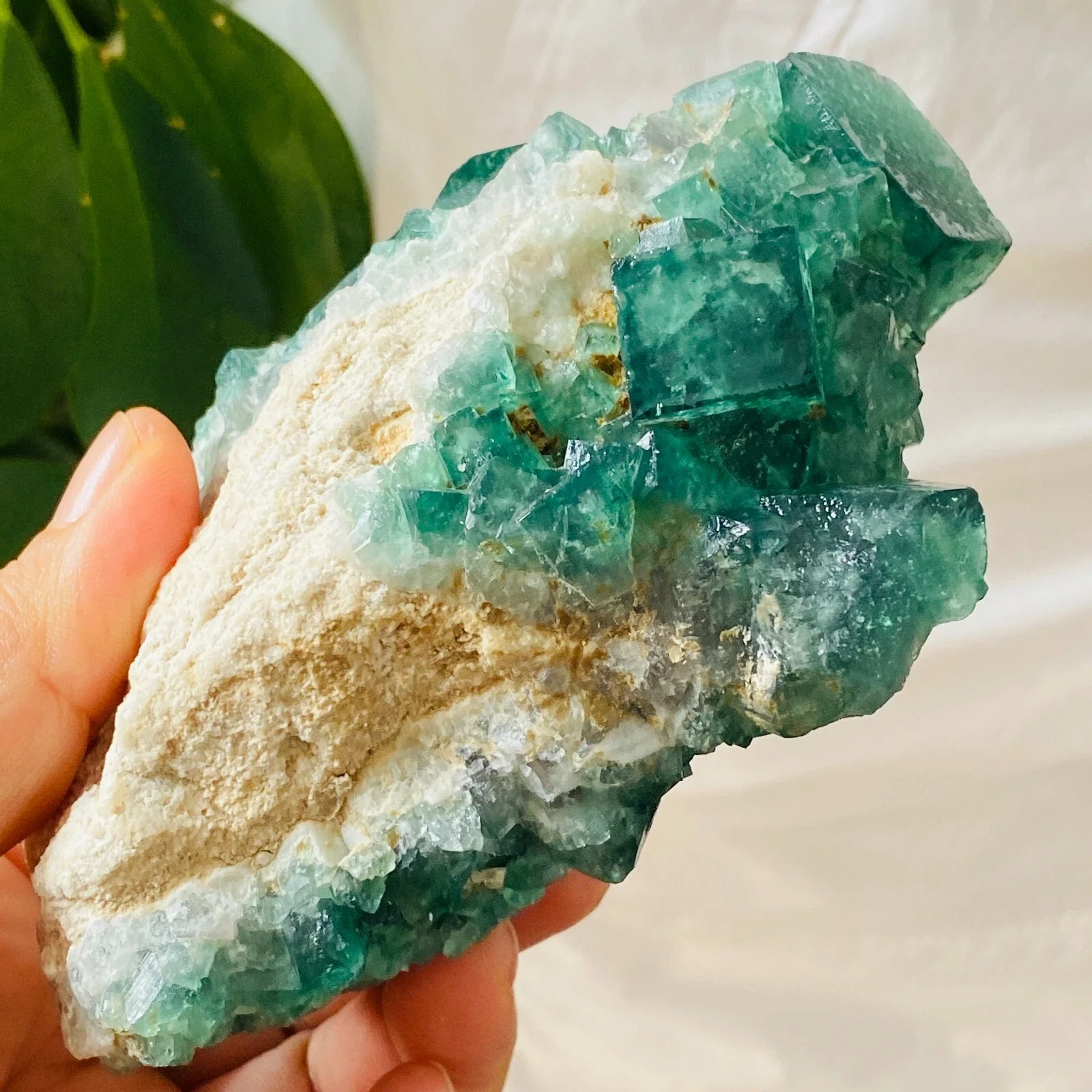 Natural Formed!Green Cubic Fluorite Clusters, Green Quartz Crystal Ore Clusters, Minerals, Reiki, Healing Clusters