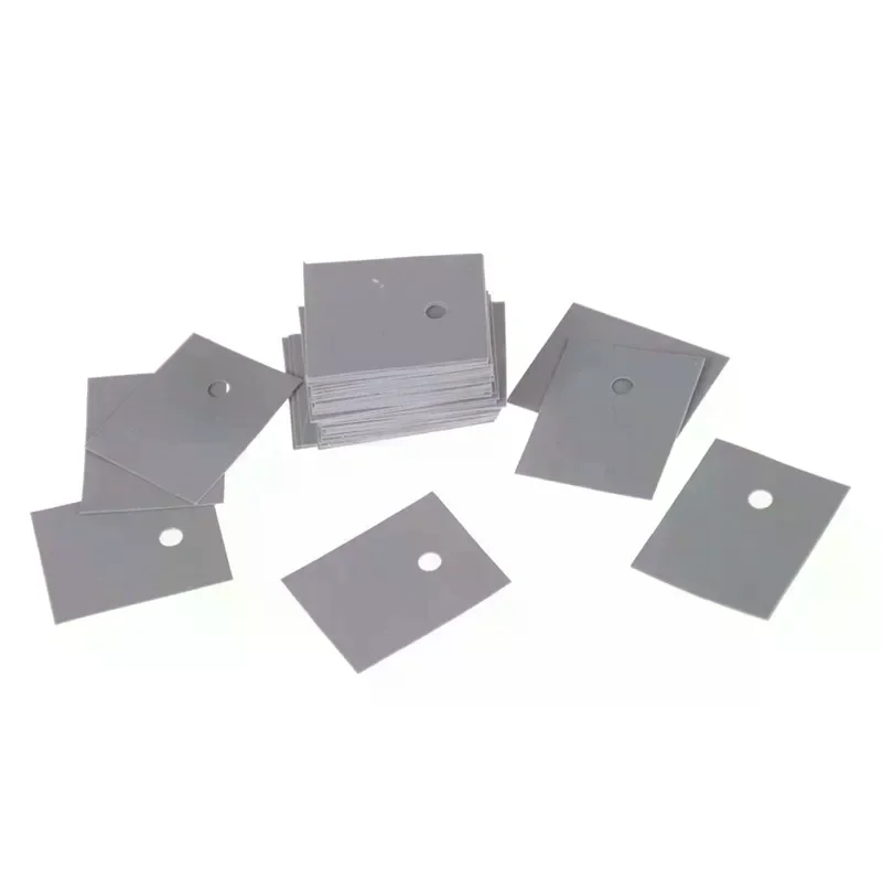 50pcs TO-247 Transistor Silicone Insulator Insulation Sheet 20*25mm