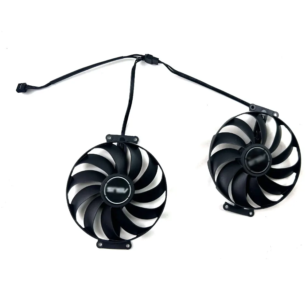 CF1010U12S Graphics Card Fan 5-Pin PWM Replacement For ASUS  AMD Radeon RX 6600/6600XT/6700XT OC GPU DC 12V 0.45A Cooling Fan