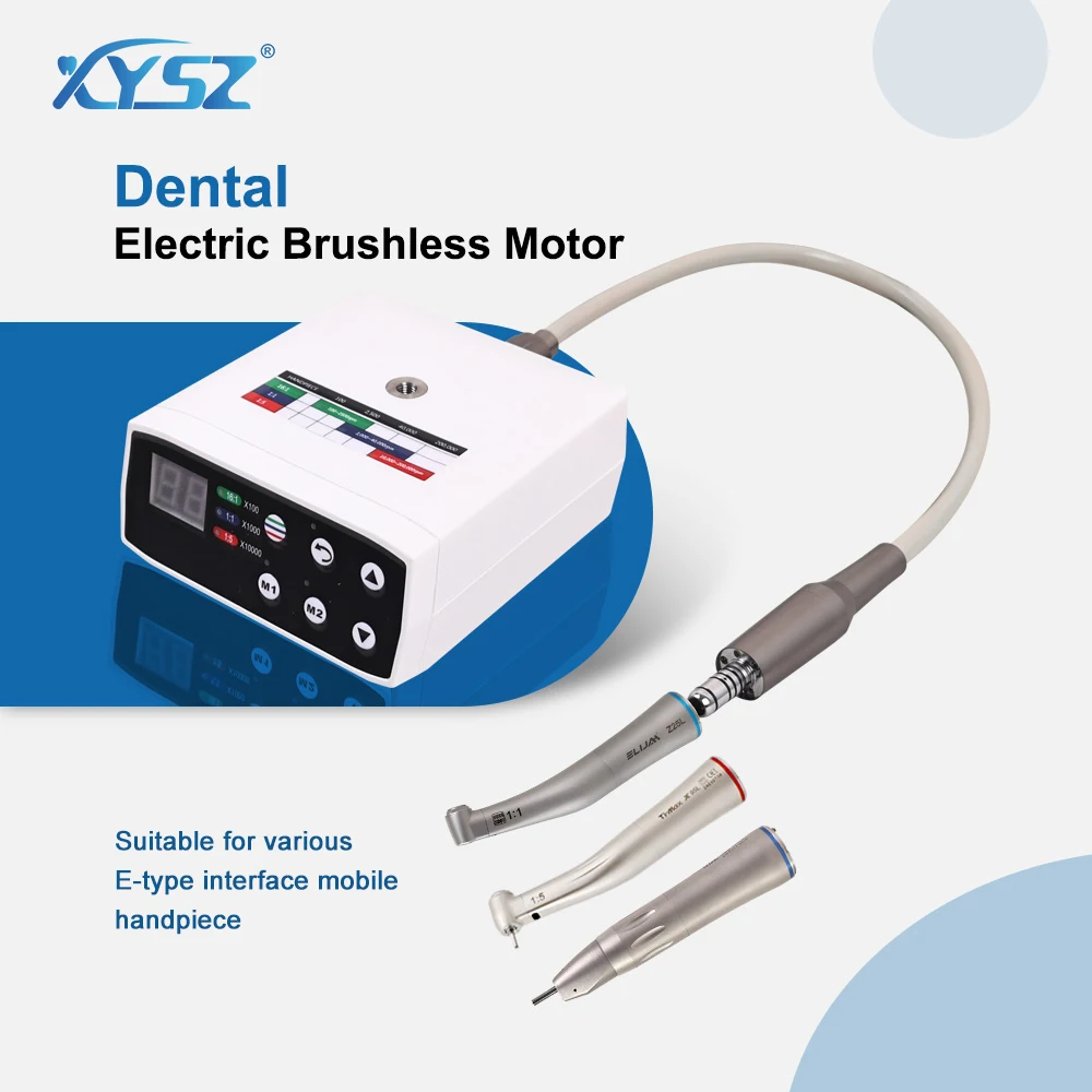 Dental LED Brushless Electric Micro Motor Withou Water Tank Internal Spray 2/4 Holes fit 1:1/1:5/16:1 Handpiece Dentistry Tools