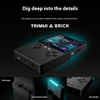 Trimui 3.2 Inch Retro Arcade Psp Handheld Game Console 1024x768 Open-Source Brick Design Convenient For Kids Holiday Gift