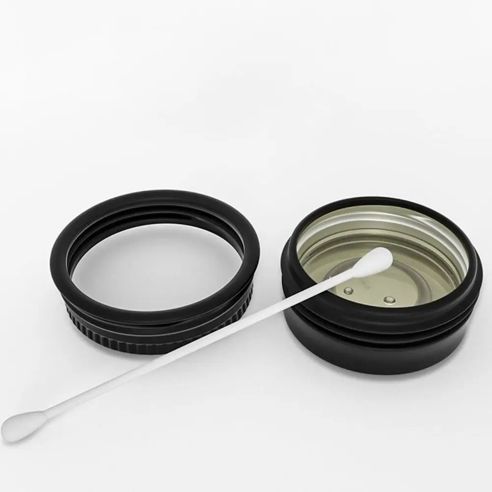 Pastillero negro portátil a prueba de polvo, a prueba de luz con tapa, Mini caja de medicina, no oxida, organizador de caja de embalaje de pastillas de seguridad