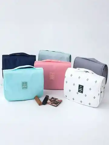 Large Capacity Waterproof Cosmetic Bag Double Layer Travel Makeup Organizer Portable Toiletry Pouch
