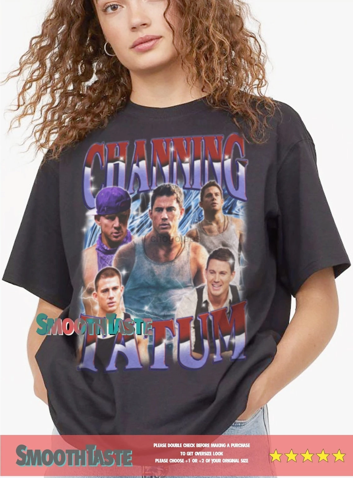 Channing Tatum Vintage T-shirt - Channing Tatum  shirt Channing Tatum 90's Tshirt Channing Tatum Fans youth Channing Tatum sweat